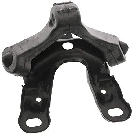 febi bilstein 45574 Auspuffgummilager für Endschalldämpfer, mit Halter , 1 Stück, Schwarz