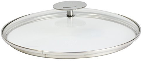 Cristel K26P gewölbter Glasdeckel, 25,4 cm, silberfarben