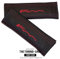 2 x Sicherheitsgurt Bezüge Pads Schwarz Schultertasche Leder Rot 500 Edition