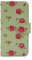 32nd Floral Series - Design PU Leather Book Wallet Case Cover for Apple iPhone 7, 8, SE (2020) & SE (2022), Designer Flower Pattern Wallet Style Flip Case With Card Slots - Vintage Rose Mint