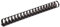 Fellowes - 5331902 - Anneaux plastiques - Noir - Pack de 25 - 14 mm