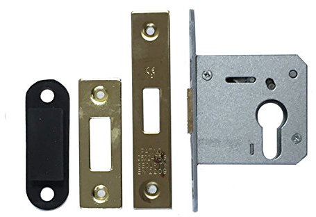 Euro Profile Cylinder Mortice Dead Lock Case 63mm Brass