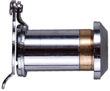 Spy Hole Viewer 20-35mm Long White Gold Chrome - Door Viewer 20-35mm Chrome