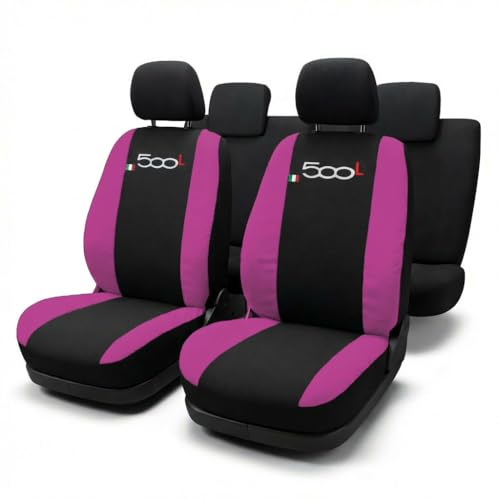 Lupex Shop 500L Nr. Ro LD Auto Sitzbezüge, Schwarz/Pink