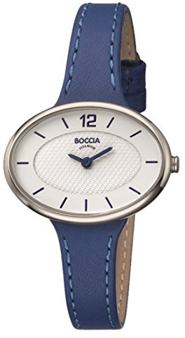 Boccia Damen-Armbanduhr Trend Analog Quarz Leder 3261-03