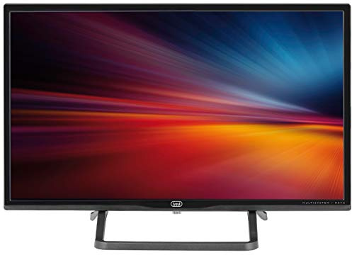 Trevi LTV 2401 SAT Televisore LED 24” con Decoder Digitale Terrestre DVBT-T2 e Satellitare DVBS-S2, Risoluzione max 1366 x 768 dpi HD Ready, Nero