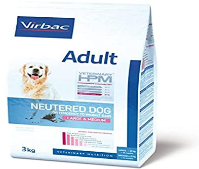 VIRBAC HPM Canine Adult NEUTERED Large MEDIUM 3KG