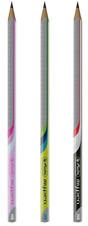 Herlitz 3 Bleistifte my.pen: H, HB, B, 3 Stück Auf Blisterkarte