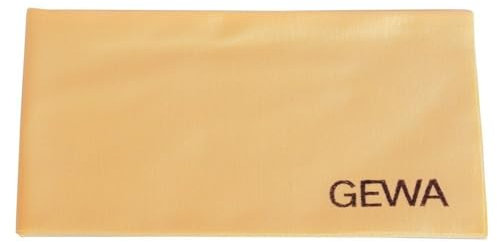 Gewa 760415 Reinigungstuch groß, Pflegetuch für alle Musikinstrumente, Baumwolle, gelb, 33x39 cm