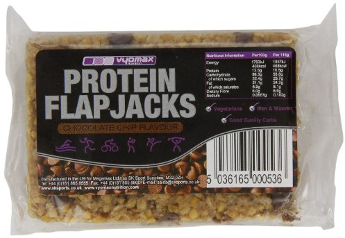 Vyomax Nutrition Protein Chocolate Flap Jack 115g Pack of 12