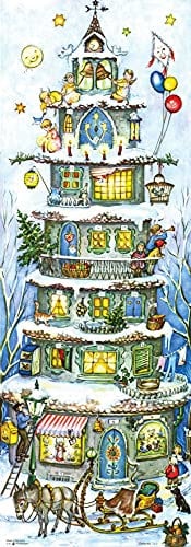 Adventskalender Weihnachtsturm von 1955
