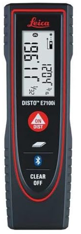 Leica Disto E7100i Laser Distance Meter, 200-Feet, Black/Red by Leica Geosystems