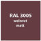 Tupflack 50 ml (RAL 3005 wein-rot matt)
