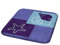 Kleine Wolke 5515769225 Seaworld Badteppich Polyacryl blau, blau, 55 x 65 cm, 5515769256