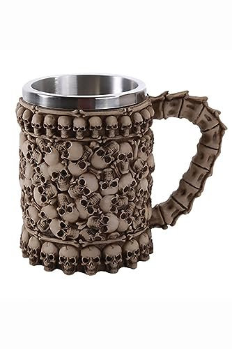 Pacific Giftware Chope à bière motif tête de mort de boneyard ossuaire gothique