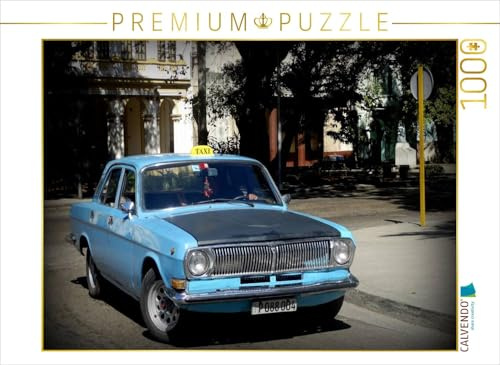 CALVENDO Puzzle EIN Motiv aus dem Kalender Auto-Legenden - WOLGA GAZ 24 | 1000 Teile Lege-Größe 64 x 48 cm Foto-Puzzle für glückliche Stunden