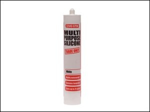 Evo-Stik Multi Purpose Silicone Sealant C20 - White 483439 EVOTRMPSSWH