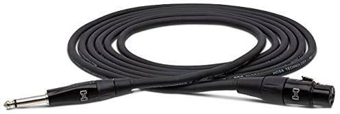 Hosa HMIC-010HZ, Pro Microphone Cable, REAN XLR3F to 1/4 in TS, 10 ft