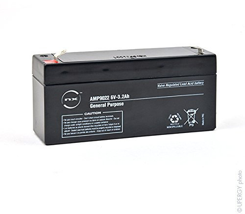 NX - Batterie plomb AGM S 6V-3.2Ah 6V 3.2Ah T1 - Unité(s)