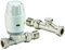 Danfoss 013G600300 White/Chrome RAS-C2 Straight Radiator Thermostat