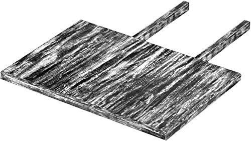 Ansteckplatten Set 50x73 Shabby Antik Ebenholz Rio Classico oder Rio Kanto Pinie 2X Tischverlängerung Echtholz Größe & Farbe wählbar für Esszimmertisch Tisch ausziehbar Brasilmöbel