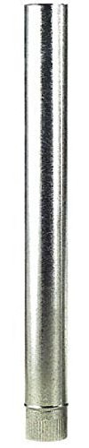 Tubo estufa galvanizado 100 mm.
