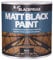 Blackfriar BF0520001D1 Matt Black Paint for Interior Wood & Metal, 1 Litre