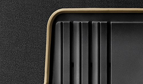 Satz Gummimatten MODERN hinten schwarz/beige 3er F30 F31 M3 F80 4er F36