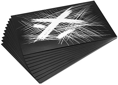 Essdee : Scraperboard : Black Coated White : 152x101mm : Pack of 10 Sheets