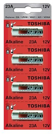 Toshiba Akku, 12 V, 23 A - A23S A23 GP23AE 23GA MN21 (4 Batterien)