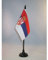 AZ FLAG - Tischflagge Serbien - 15x10 cm - Serbische Tischfahne 10 x 15 Cm - Flaggen