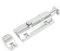 uxcell Silver Tone Round Button Auto Barrel Door Latch Bolt 105mm Length