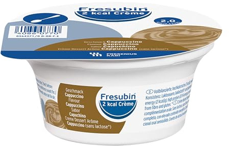 Fresubin 2 Kcal Creme Cappuccino im Becher, 4X125 g, 4X125 g
