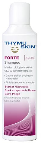 THYMUSKIN Forte Shampoo: Stimuliert den Haarwuchs, geeignet für strapazierte & stark pflegebedürftige Haare (1 x 200 ml)