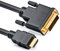 deleyCON 3,0m Cavo HDMI a DVI-D/DVI-I - Alta Velocità, 3D Ready, 1080p Full HD - per TV, Monitor, PC Portatile - Nero