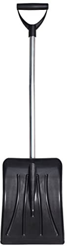 Trespass Mr Plow, Black, Foldable Snow Shovel with Mesh Bag, Black