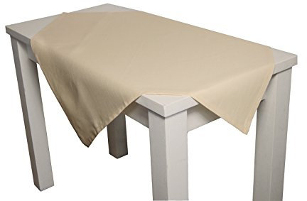 beties Farbenspiel Tischdecke ca. 130x170 cm - in interessanter Größen- und Farbauswahl - 100% Baumwolle für eine fröhlich Stimmung in Unifarben (Natur)