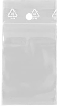 Lot 10000 sachets à fermeture zip format 40x60 mm (4x6 cm) pochettes qualité alimentaire, prélèvement, aux normes européennes de production plastique - 50 microns