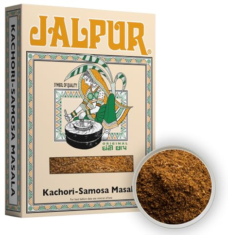 Jalpur Kachori Samosa Masala 175g | Authentic Indian Spice Mix for Flaky Pastry Fillings with Cinnamon, Cloves & Mixed Spices |Perfect for Samosas, Kachoris, Savoury Snacks and Street Food.