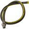 SPARES2GO Universal Oven Cooker Gas Supply Hose Pipe (4ft 1/2 inch, Straight Bayonet, BS EN14800 CE)