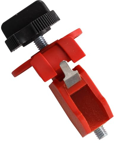 Brady MCB Leitungsschutzschalter-Sperrsysteme, 31,24 mm x 54,9 mm x 24,13 mm, TB, Rot, 6 Stück