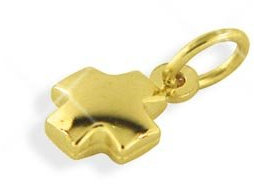 Kleiner Kreuz Anhänger echt 14K Gold 585 (Art 203133)