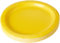 Unique Party 99154 - Assiettes en Carton - 18 cm - Couleur Jaune Néon - Paquet de 20