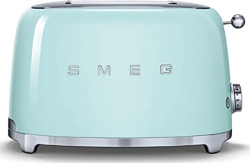 Smeg TSF01PGUK | 50's Retro Style 2 Slice Toaster in Pastel Green