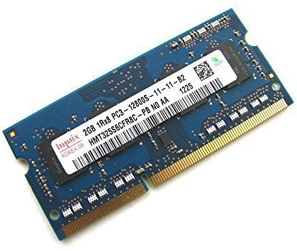 Hynix hmt325s6cfr8 C-pb 2 GB 1RX8 1.5 V 204-Pin SODIMM PC3–12800S-11–10 11-b2 1600 MHz DDR3 Laptop/Notebook-Speicher
