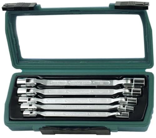Mannesmann M19821 Coffret de clé à douilles à double articulation 5 pièces