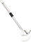 Leifheit Petite louche ProLine, Louche en acier inoxydable et plastique résistant à la chaleur, Cuillère de service avec œillet de suspension, Louche à sauce 33 cm argentée