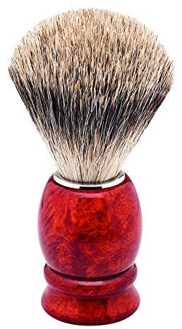 Becker Manicure Shaving Shop Rasierpinsel Rasierpinsel Wurzelholz 1 Stk.