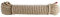 CORDERIES TOURNONAISES 07198 - Corde de Chanvre Naturel - Sans Élasticité - 12 mm x 20 m - Résistance 1,9 T