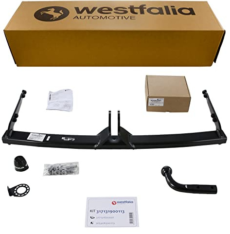 Westfalia Starre Anhängerkupplung für VW Golf 7 Limo (BJ 10/12-06/14), Audi A3, Seat Leon, Skoda Octavia (BJ 02/13-06/14) – nur für Fzg ohne Vorrüstung - inkl 13-pol fzg.-spez Westfalia E-Satz